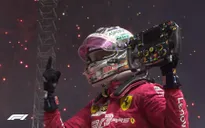 Đua xe F1: Sebastian Vettel giành chiến thắng tại GP Singapore 2019