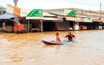 16 người chết vì lũ lụt ở Campuchia