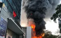 Hải Phòng: Cháy lớn tại trung tâm điện máy