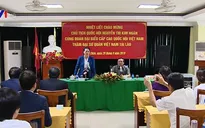 Chủ tịch Quốc hội Nguyễn Thị Kim Ngân thăm Đại sứ quán Việt Nam tại Lào