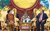Chủ tịch Quốc hội Nguyễn Thị Kim Ngân hội kiến Tổng Bí thư, Chủ tịch nước Lào