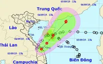 Áp thấp nhiệt đới quay ra Biển Đông