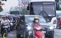 Giao thông giờ tan tầm tại đường Giải Phóng, Hà Nội