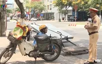 Đà Nẵng: Nguy hiểm tình trạng xe độ chế chở hàng cồng kềnh