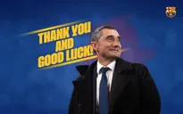 CHÍNH THỨC: Barcelona sa thải HLV Valverde