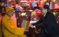 Chủ tịch Ủy ban MTTQ thăm Đại lão hòa thượng Thích Phổ Tuệ