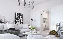 Căn hộ đơn sắc nhìn góc nào cũng thấy ấn tượng