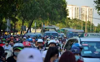 Kẹt xe - "Đặc sản" mùa Tết ở TP.HCM
