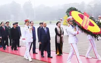 Lãnh đạo Đảng, Nhà nước vào Lăng viếng Chủ tịch Hồ Chí Minh