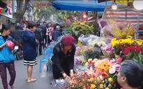 Cảm nhận không khí Tết tại phiên chợ hoa Hà Nội ngày cuối năm