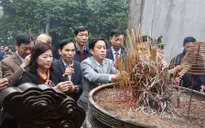Dâng hương tưởng niệm các Vua Hùng nhân dịp Tết Canh Tý 2020