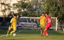 Đấu tập: U23 Việt Nam thất bại 1-2 trước U23 Bahrain