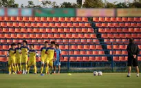 ĐT U23 Việt Nam tích cực tập luyện tại Thái Lan