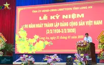 Kỷ niệm 90 năm ngày thành lập Đảng tại Long An