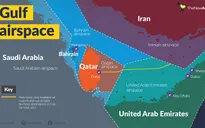 Mỹ cấm bay qua khu vực vùng Vịnh sau khi Iran tấn công hai căn cứ