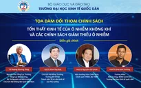 Tìm kiếm chính sách giảm thiểu tổn thất kinh tế do ô nhiễm không khí
