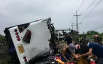 Xe khách va chạm tàu hỏa tại Thái Lan, ít nhất 17 người thiệt mạng