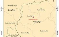 Động đất liên tiếp tại Quảng Ngãi