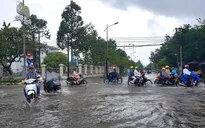 Ngập úng diện rộng, Cà Mau cho học sinh nghỉ học