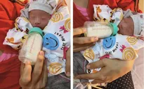 Bé sơ sinh còn nguyên dây rốn bị bỏ rơi giữa trời mưa