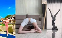 "Tròn mắt" trước loạt ảnh Yoga của Chi Pu, Thiều Bảo Trâm và các sao Việt