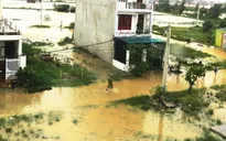 Nước lũ lần đầu tiên gây ngập Thành phố Đồng Hới, Quảng Bình