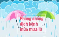 [Infographic] Thực hiện biện pháp phòng bệnh dịch mùa mưa lũ
