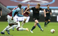West Ham United 1-1 Manchester City: Man xanh chia điểm thất vọng (Vòng 6 Ngoại hạng Anh 2020/21)