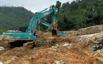 Mưa lớn, tạm dừng tìm kiếm tại khu vực Thủy điện Rào Trăng 3