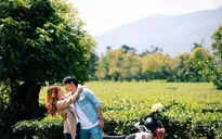 Vợ chồng Tú Vi - Văn Anh cực tình cảm trong hậu trường "Trói buộc yêu thương"