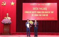 Thứ trưởng Bộ Xây dựng giữ chức Phó Bí thư Tỉnh ủy Quảng Ninh
