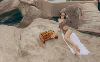 "Nhức mắt" với bộ ảnh bikini cực gợi cảm mà Quỳnh Nga mới khoe