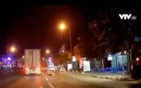 "Tổ lái" trên cao tốc, xe máy lao thẳng vào đuôi xe container