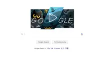 Chú mèo phép thuật trở lại chào đón Halloween trên Google