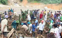 Chuẩn bị máy nổ, sẵn sàng xuyên đêm tìm kiếm các nạn nhân vụ sạt lở ở Trà Leng