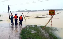 Hà Tĩnh mưa rất to, xuất hiện nhiều điểm ngập lụt cục bộ