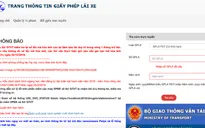 Phát hiện nhiều website tra cứu thông tin GPLX giả mạo