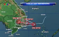 Vùng áp thấp đi vào vùng biển Phú Yên đến Khánh Hòa, Trung Bộ, Tây Nguyên và Nam Bộ mưa lớn