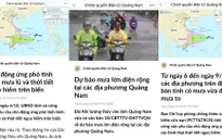 Quảng Nam cập nhật tình hình và cách ứng phó mưa lũ cho người dân qua Zalo