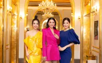 Dàn Hoa Á hậu diện đồ sặc sỡ tại họp báo Bán kết Hoa Hậu Việt Nam 2020