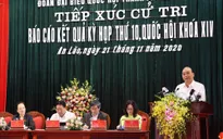 Thủ tướng Nguyễn Xuân Phúc tiếp xúc cử tri huyện An Lão (Hải Phòng)