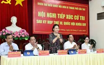 Chủ tịch Quốc hội trả lời cử tri TP Cần Thơ về phá rừng, phát triển hạ tầng giao thông ĐBSCL