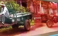 Xe tự chế, máy nông cụ - Mối nguy tiềm ẩn tai nạn giao thông mùa thu hoạch cà phê tại Đắk Lắk