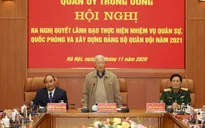 Tổng Bí thư, Chủ tịch nước Nguyễn Phú Trọng chủ trì Hội nghị của Quân ủy Trung ương