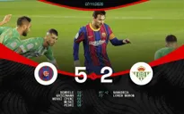 Barcelona 5-2 Real Betis: Người hùng Messi