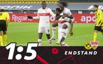 Vòng 11 Bundesliga: Dortmund thua đậm khó tin trên sân nhà trước Stuttgart