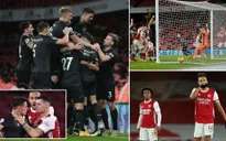 Arsenal 0-1 Burnley: Xhaka nhận thẻ đỏ, Aubameyang đốt lưới nhà