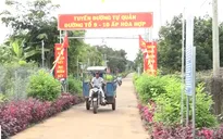 Hiến đất làm đường xây dựng nông thôn mới