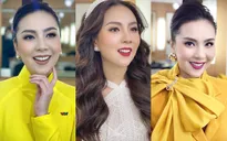 MC Mai Ngọc cấp tốc may váy mới khi dẫn Chào 2021