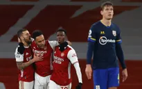 Arsenal 1-1 Southampton: Aubameyang ghi bàn, Pháo thủ ngắt mạch thất bại